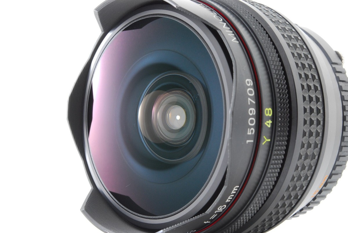 NEAR MINT] MINOLTA MC FISH EYE ROKKOR OK 16mm F2.8 MF Lens
