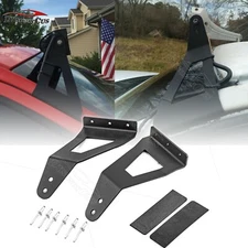 52"/54" Curved LED Light Bar Front Windshield Bracket Kits For Ford F150 04-20