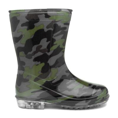 Trendy Boy's Wellies Paw Patrol Blue Light Up Wellies