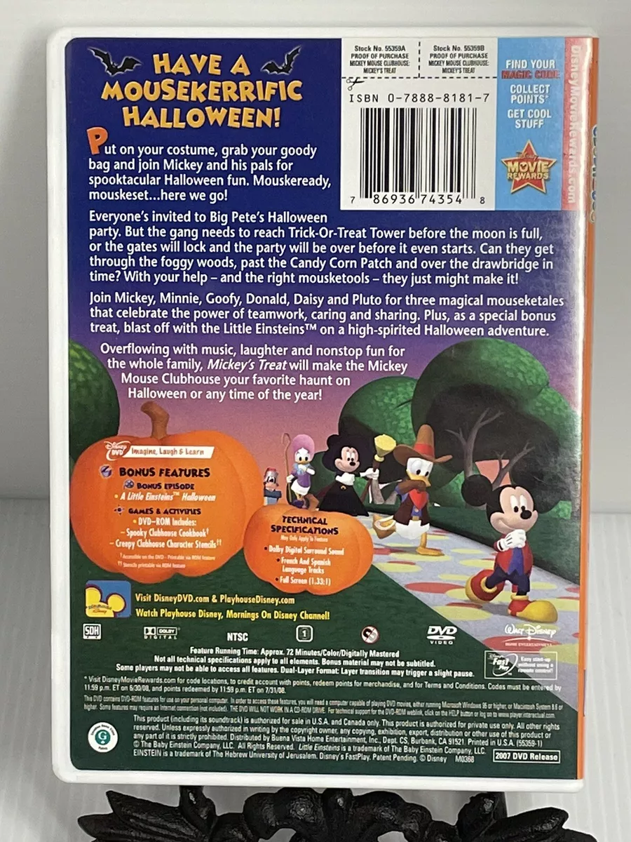 39;s Treat Dvd Menu  Mickey mouse clubhouse, Mickey mouse