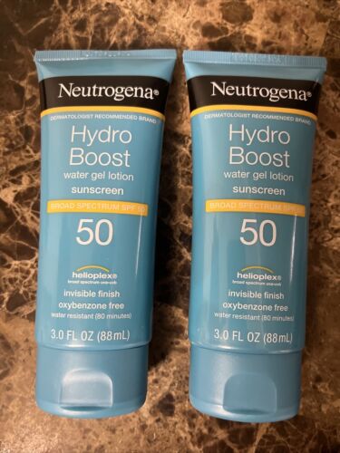 Neutrogena Hydro Boost-Water Gel Lotion Sunscreen SPF 50 (Qty2)