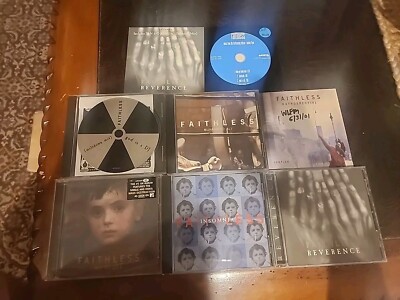 Faithless Lot Of 8 CDs No Roots Insomnia Reverence Muhamed Ali God Is A DJ Promo
