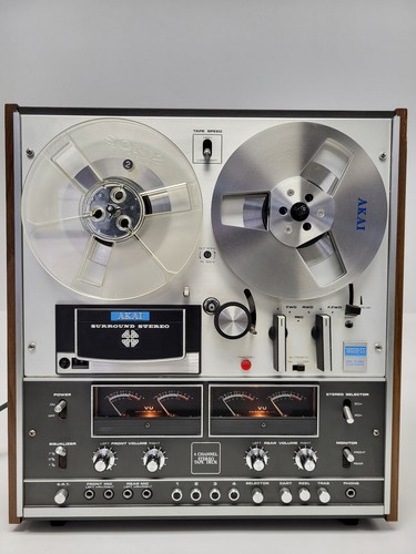 Vintage AKAI 1800D-SS Reel to Reel Stereo Tape Recorder, 8-Track Player - Picture 2 of 24
