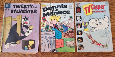 Tweety & Sylvester #29, TV Casper & Co. #4, Dennis Menace #72 - Lot of 3 Comics