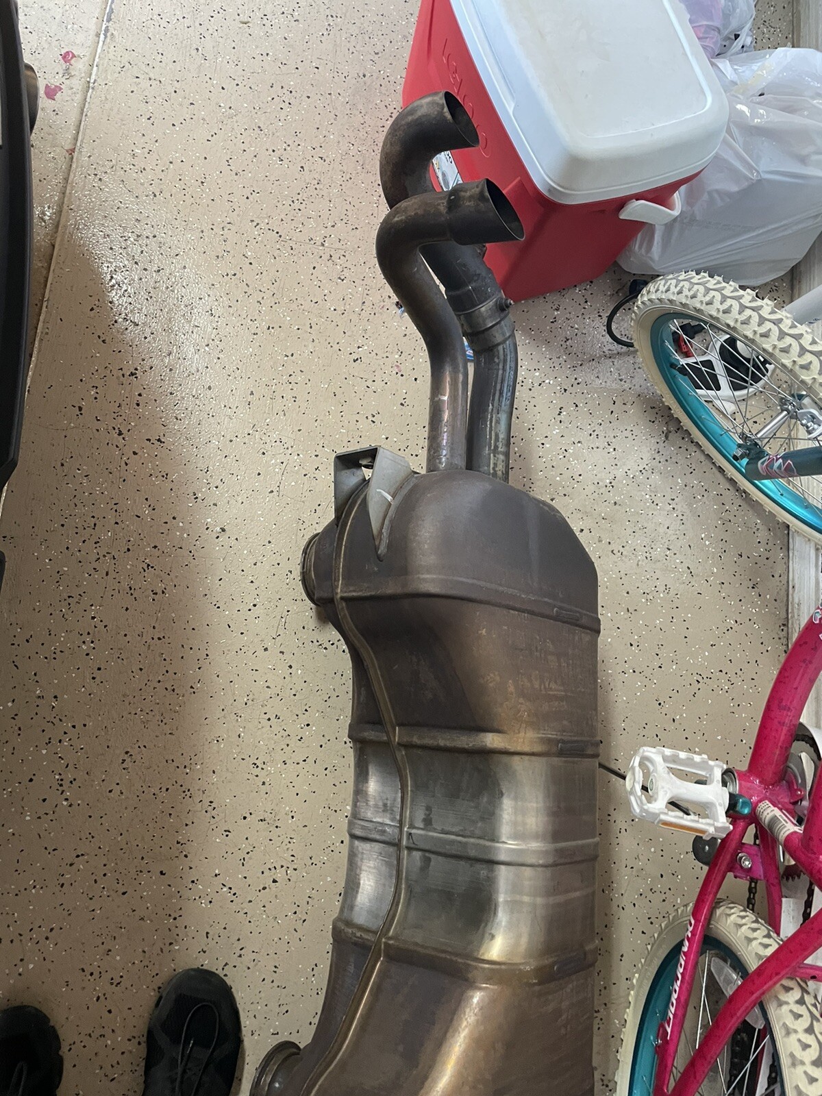 Factory Lamborghini Huracan Exhaust System Muffler OEM 4T0251609 2015 2016 2017