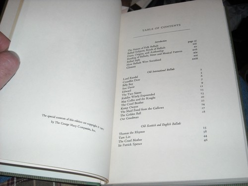 The Heritage Book of Ballads MacEdward Leach Fritz Kredel HC Slip Cover 1967 - Imagen 3 de 4