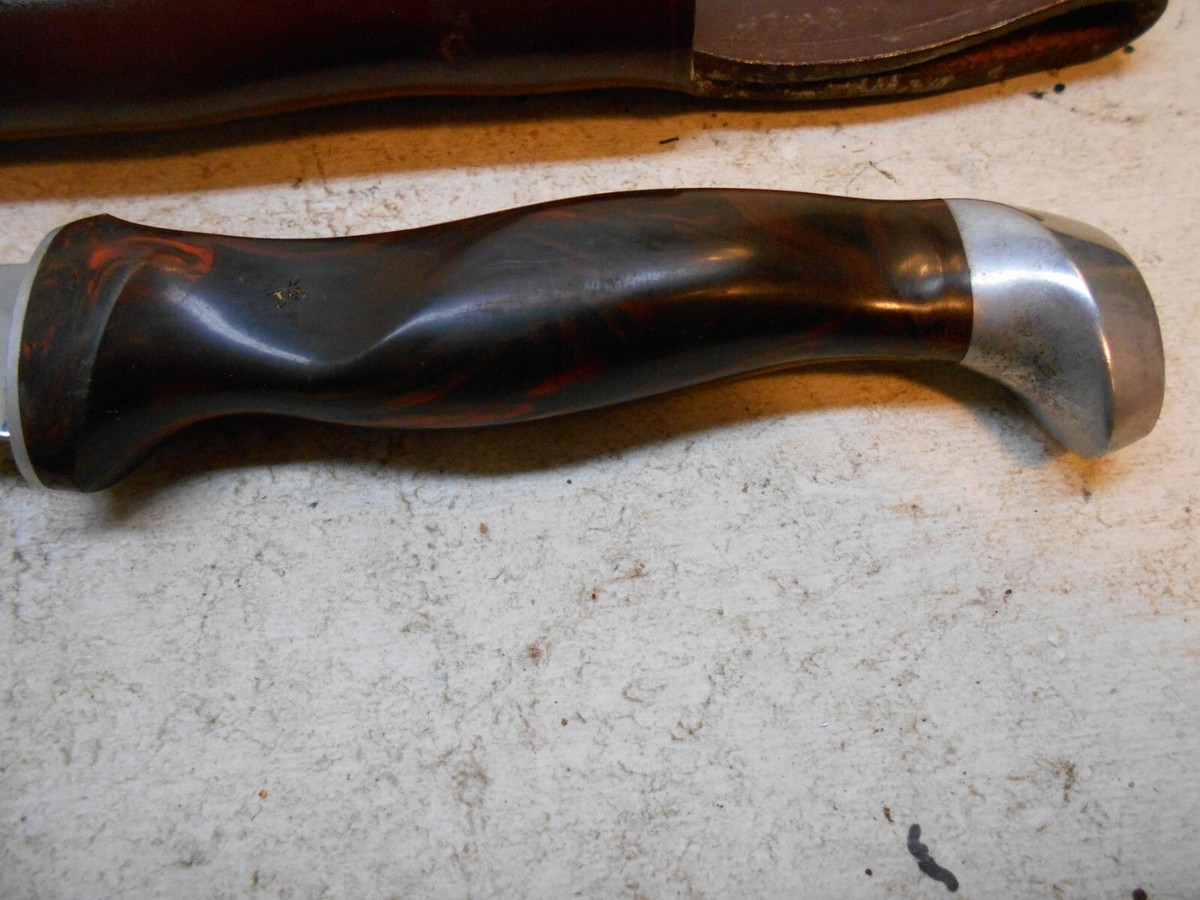 CUTCO 包丁　中古 1950s Cutco 1769 serrated hunting knife + leather sheath | eBay