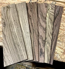 10 BEAUTIFUL PIECES KILN DRIED SANDED THIN BOCOTE LUMBER WOOD 12" X 2" X 1/4"