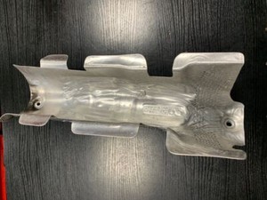 BMW 5 E60 E61 2007 Hitzeschutz Abschirmblech 7033724 GSD35885