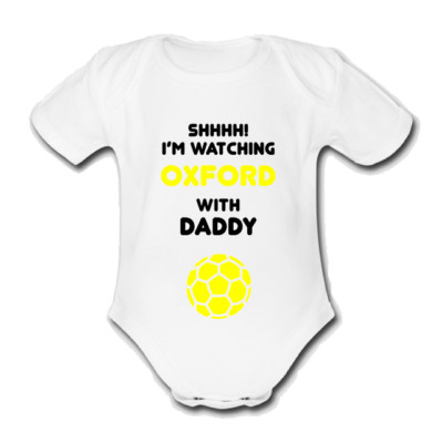 OXFORD @ united Babygrow Baby vest grow gift with daddy etc football UTD