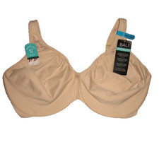 Bali Minimizer Bra 36DDD Soft Taupe Underwire Style DF3385 New