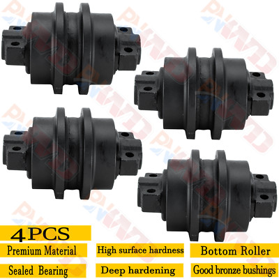 4PCS Bottom Roller For Caterpillar Cat 304 304.5 305 305.5 306 Heavy Track