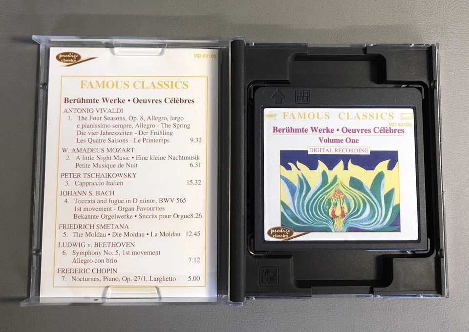Berühmte Werke | Famous Classics | Vol. 1 | Vivaldi | Mini Disc | Rare | #G5 - Bild 2 von 3