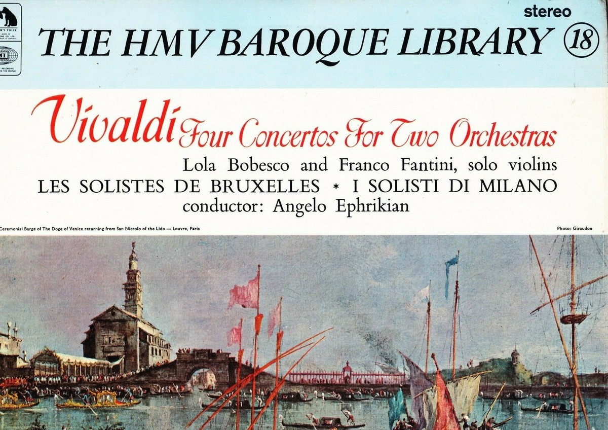 HQS 1060 UK - LOLA BOBESCO VIOLIN - VIVALDI FOUR CONCERTOS