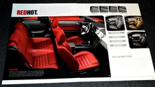 2005 FORD MUSTANG INTERIOR COLOR OPTIONS ORIGINAL DEALER ADVERTISEMENT PRINT AD