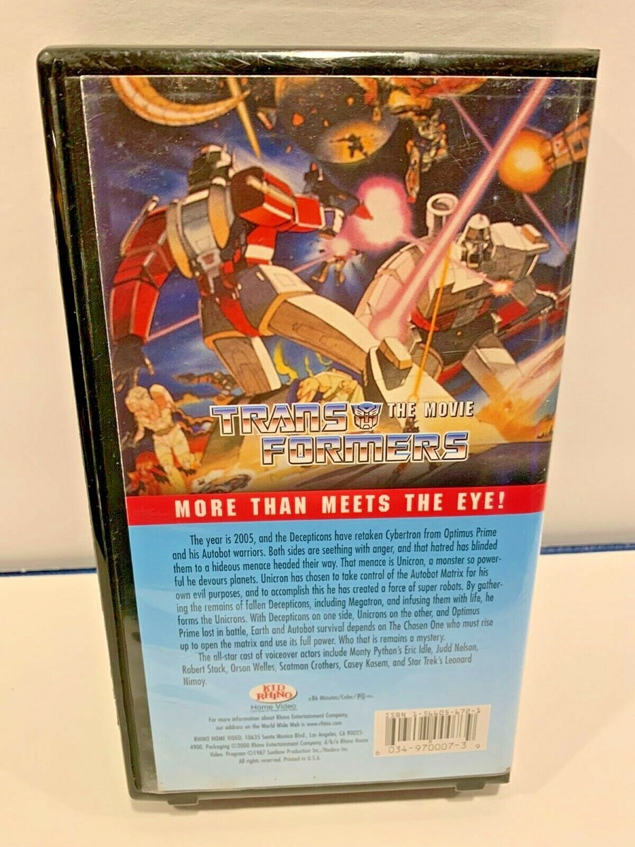 Transformers: The Movie (VHS, 2000, Special Collectors Edition