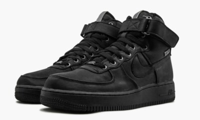 Nike MEN'S Air Force 1 High N2Winter GORE-TEX SIZE 11 Black Gold