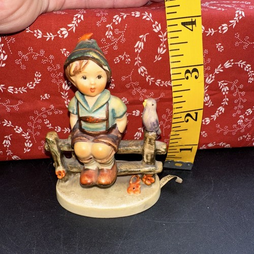 Figura Hummel #111 3/0 “Wayside Harmony” TMK-6 niño en valla 4-1/4” de colección - Imagen 8 de 8