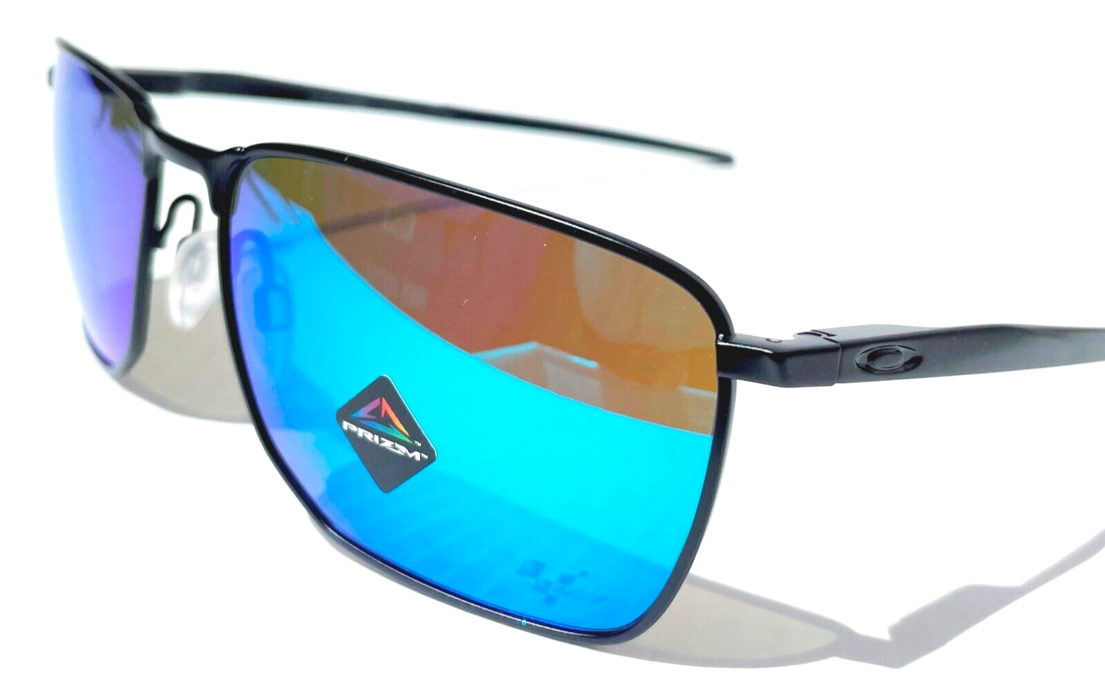 Ejector Prizm Sapphire Polarized Lenses, Satin Black Frame Sunglasses