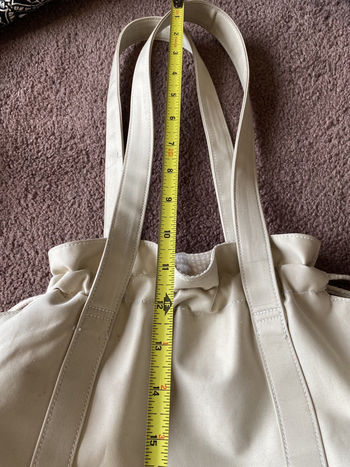 Pendleton Draw String Winter White Cream Cotton P… - image 14