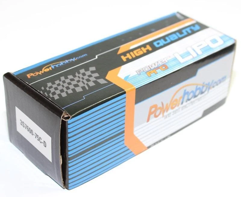 Powerhobby 3S 11.1V 7600mAh 75C Lipo Battery w Deans Plugs : HPI Vorza - Image 2 of 3