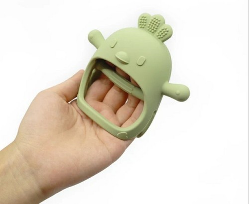 BPA Free Silicone Baby teether No Drop baby Toys - Picture 2 of 4