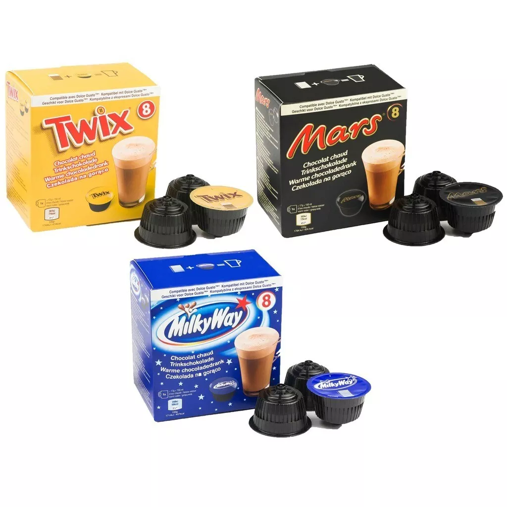 MARS Chocolate Drink Nescafe Dolce Gusto Machine Compatible