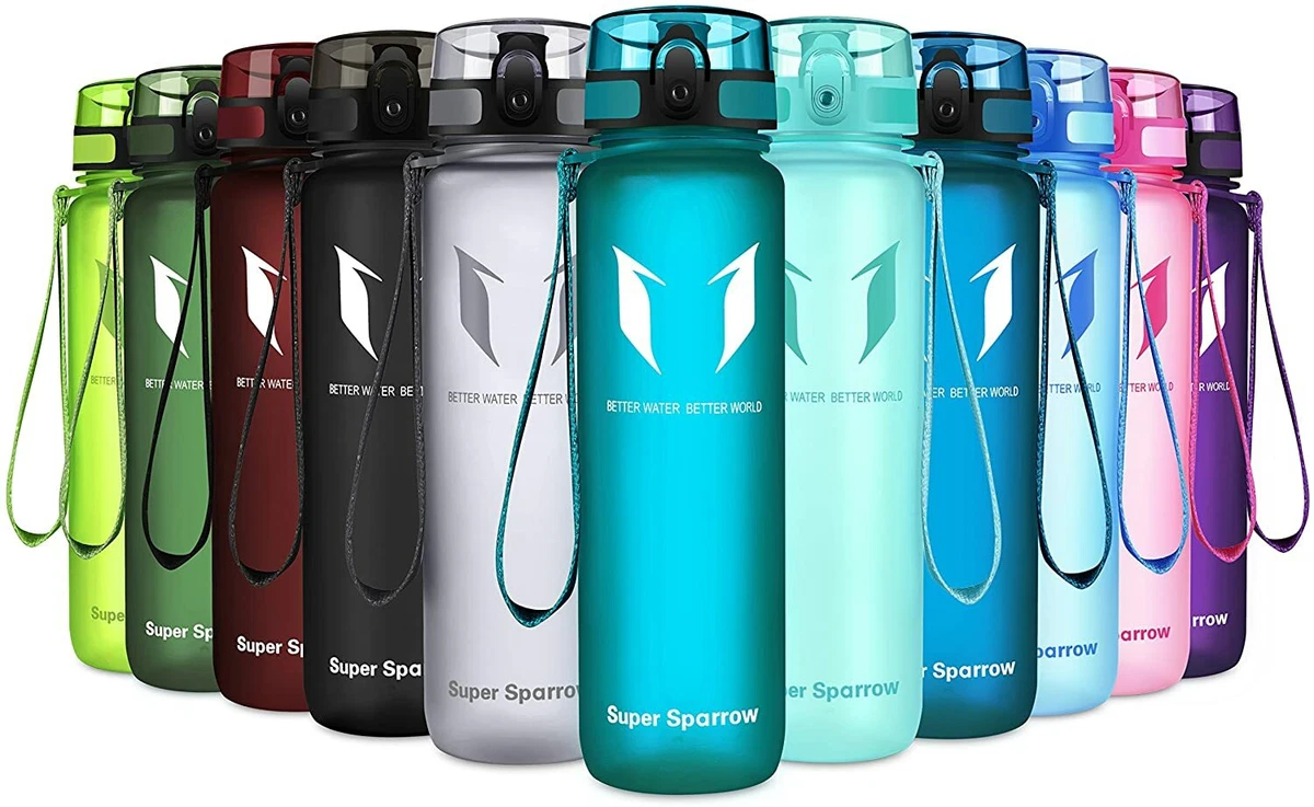 Super Sparrow Sports Water Bottle Multi-Size BPA Free Eco-Friendly Tritan  Co-P