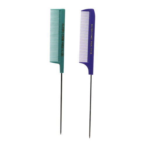Allegro Combs XL Pintail Rat Tail Combs Parting Combs Metal Tail Foiling Combs - 第 11/38 張圖片