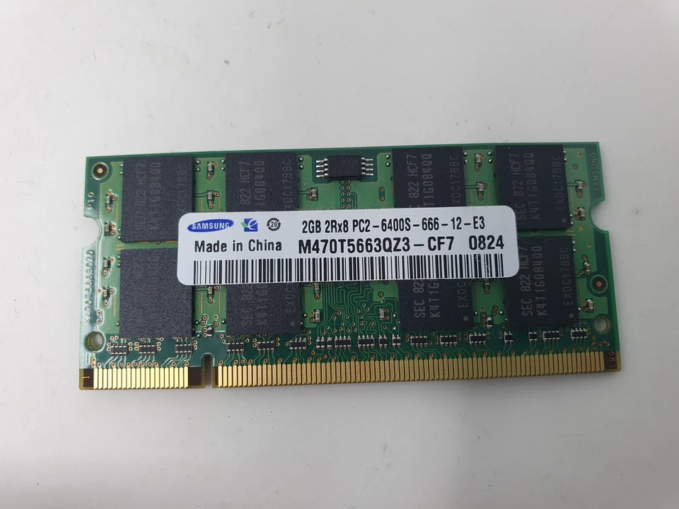 Toshiba Satellite Pro L300D-11N RAM Memory 2GB PC2 DDR2 Samsung M470T5663QZ3-CF7 - Image 2 of 4