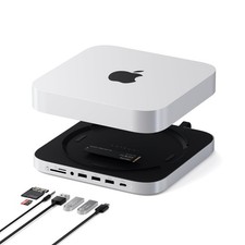 SATECHI Mac Mini Hub & Supporto per Mac Mini M2/M1 e Studio M4/M1