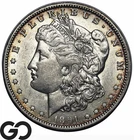 1891-O Morgan Silver Dollar Coin, Choice AU++/Unc Better Date