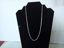 STERLING SILVER TWIST DIAMOND CUT" NECKLACE CHAIN STRAND