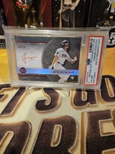 Jackson Merrill 2024 Topps Diamond Icons Red Ink /10 WPA-JME Auto PSA 8 Padres