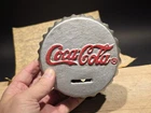 Antique Vintage Style Cast Iron Coca Cola Bottle Cap Coin Bank Atlanta Ga.