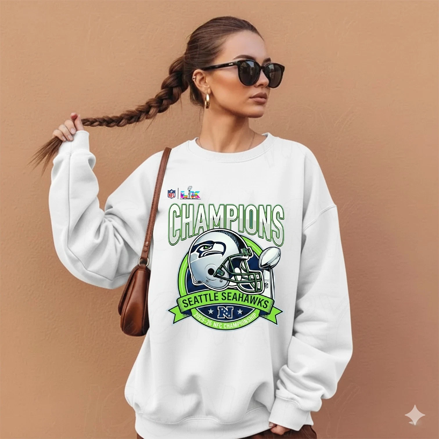 Seattle Seahawks  2025-26 NFC Championship Sweatshirt