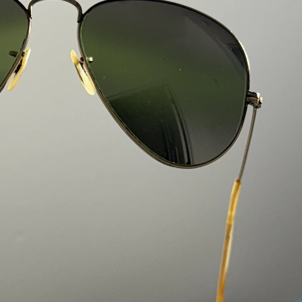 Gafas de sol vintage Ray-Ban de Bausch And Lomb aviador estuche 10K y tela 1950-60 Foto 2 de 4