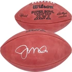 Joe Montana San Francisco 49ers Autographed Wilson Super Bowl XVI Logo Football