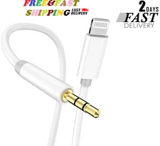Apple MFi Certified iPhone Aux Cord, Lightning to 3.5 mm Headphone Jack Adapter
