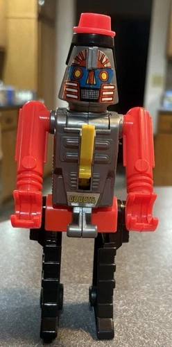 1984 Arco Toys GoBots Ro-Gun Robot Cap Gun Pistol Figure - Works!