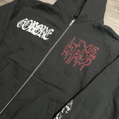 Ken Carson A Great Chaos Tour Gorecore Zip Up Hoodie Size Large | eBay