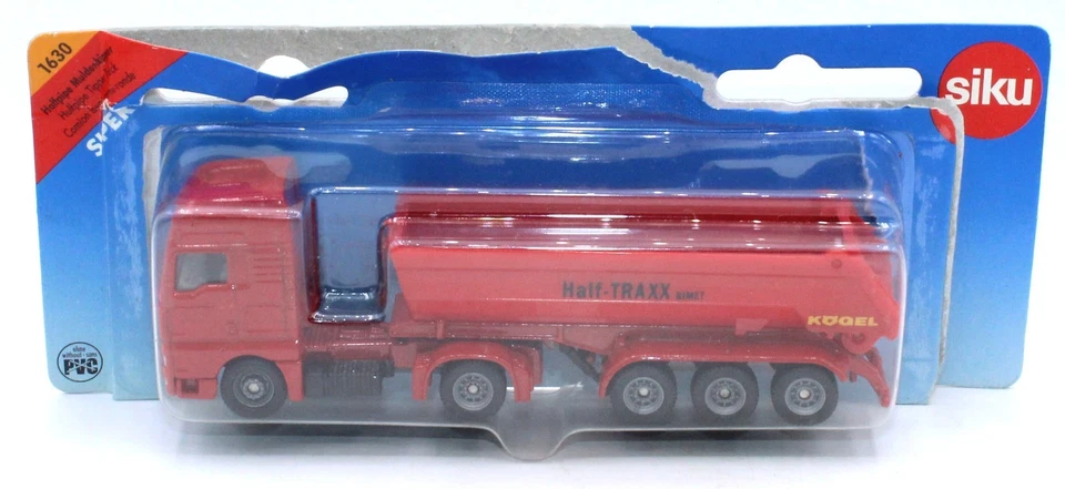 SIKU Super 1630 (2) MAN Halfpipe Muldenkipper Kögel / Metall 1:87 OVP offen - Bild 1 von 1