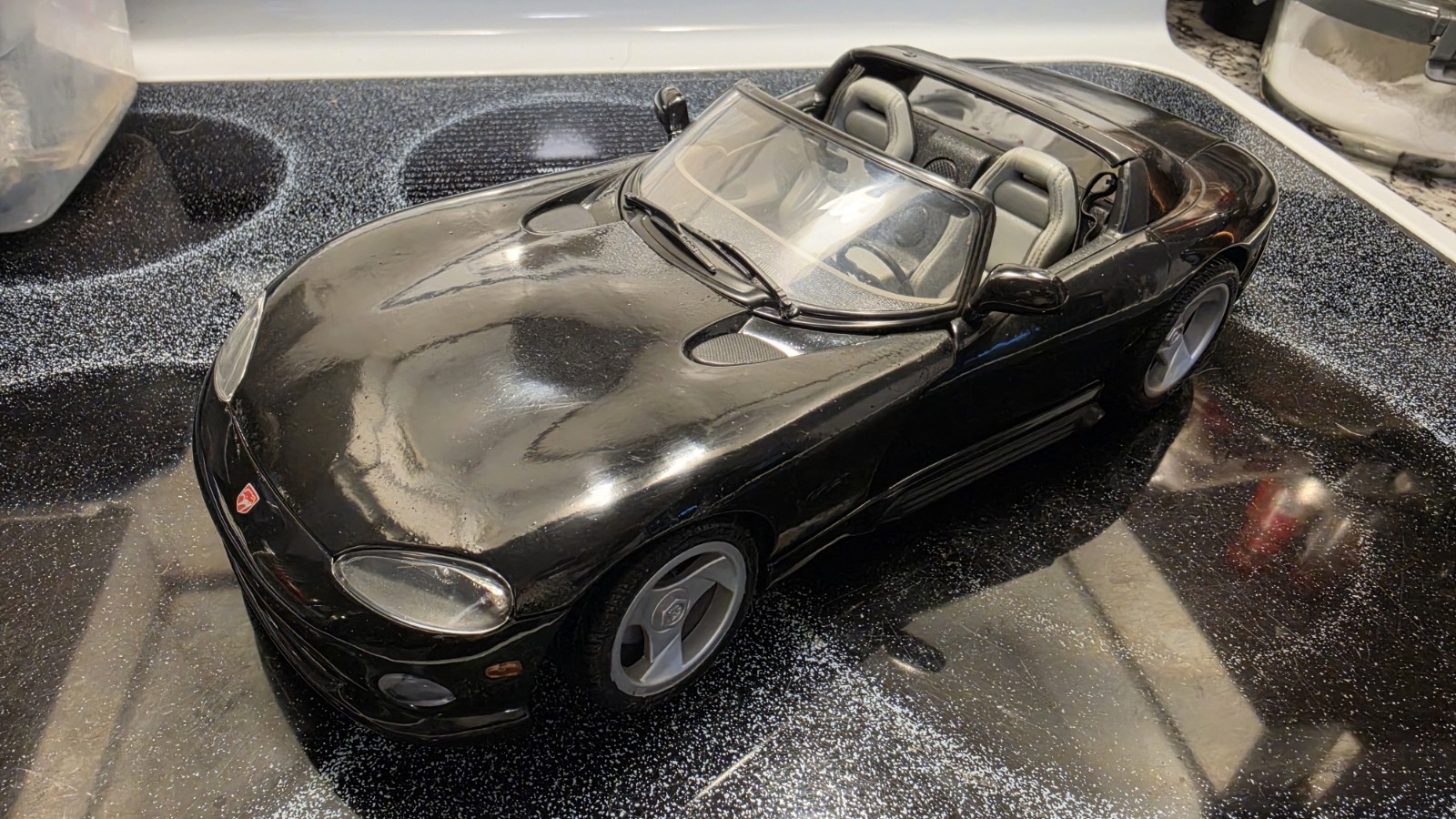 RARE, HUGE 1:12 Anson Dodge Viper RT/10 Black HTF Collectible !!