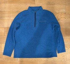 Vineyard Vines OTG Shep Shirt Mens XXL Blue 1/4 Zip On The Go Pullover 1K004716