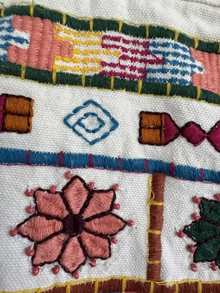 Шорты Zara для девочек повседневная коллекция вышитая льняная смесь размер 13/14 боковая молния - Изображение 3 из 4