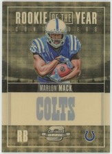 2017 Panini Contenders Optic-Rookie of the Year-Marlon Mack/Colts #ROY-11 RC 1/1