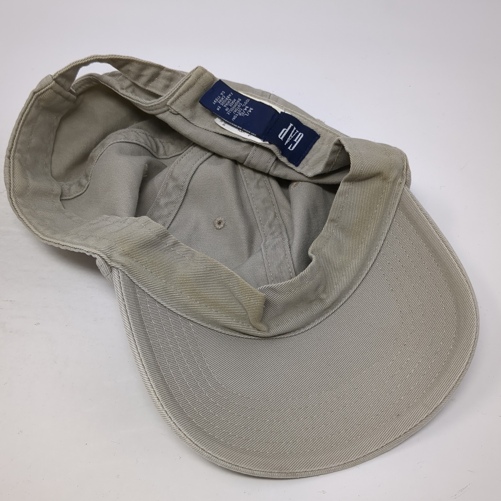 Gap Slideback Hat Beige Solid Large Adjustable Bl… - image 7