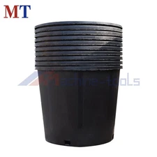 10 Pack Heavy Duty Premium Chunky 3 Gallon Black Plant Flower Nursery Pot