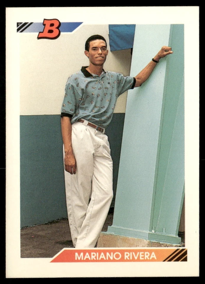 Juego completo de béisbol Bowman 1992 (705) Rivera/Piazza/Hoffman RC Foto 2 de 4