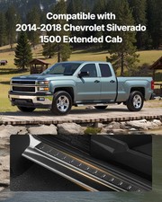 Rocker Panel Guard, 4-Piece Set Compatible with 2014-2018 Chevrolet Silverado 1